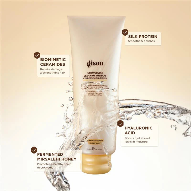 Gisou Honey Gloss Ceramide Therapy Hydrating Conditioner