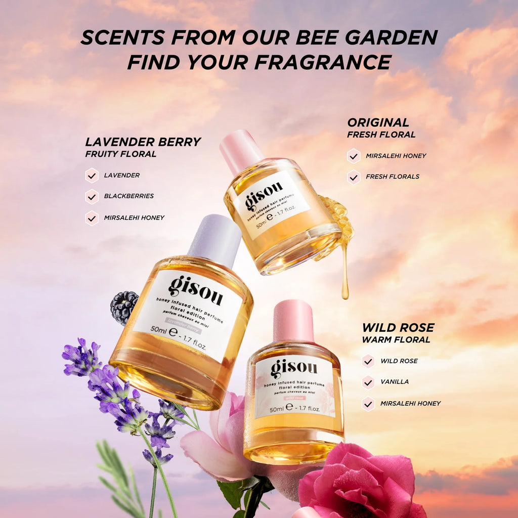 Gisou Honey Infused Hair Perfume Wild Rose