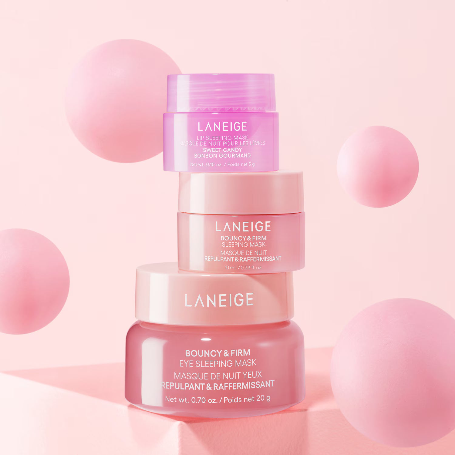 LANEIGE Trio Bouncy & Firm set za noćnu njegu