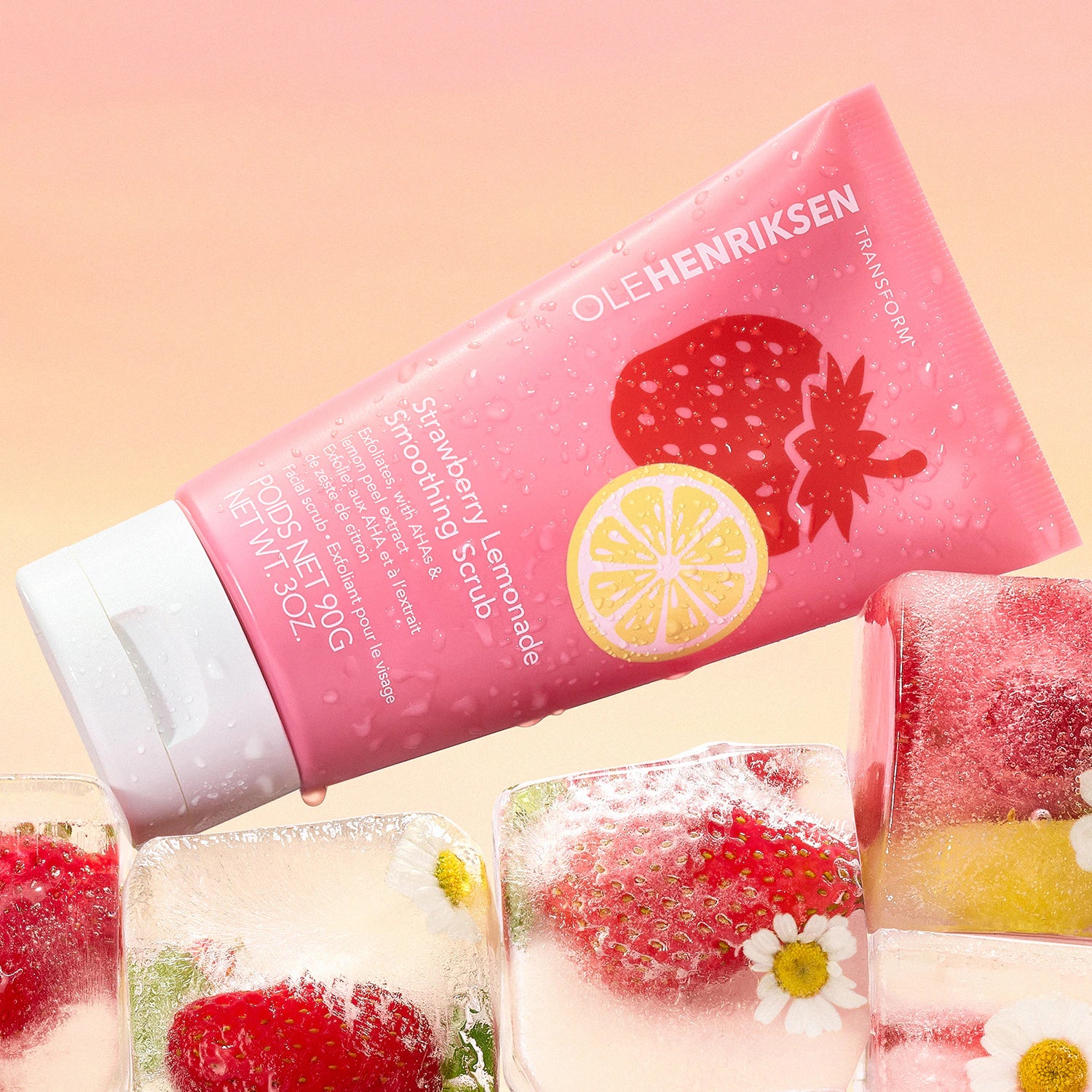 OLEHENRIKSEN Piling za zaglađivanje lica od jagode