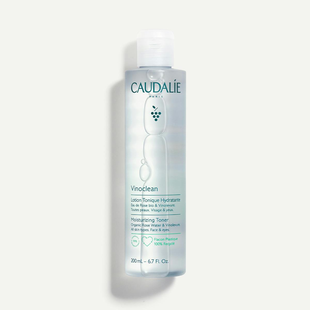 Caudalie Vinoclean Moisturizing Toner With Organic Rose Hydrosol