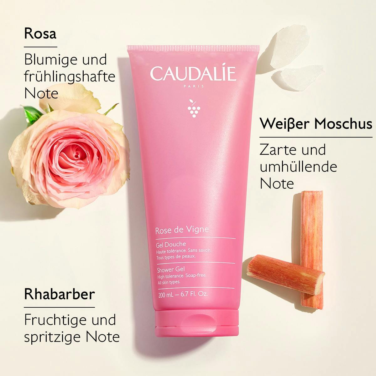 Caudalie Rose de Vigne Shower Gel