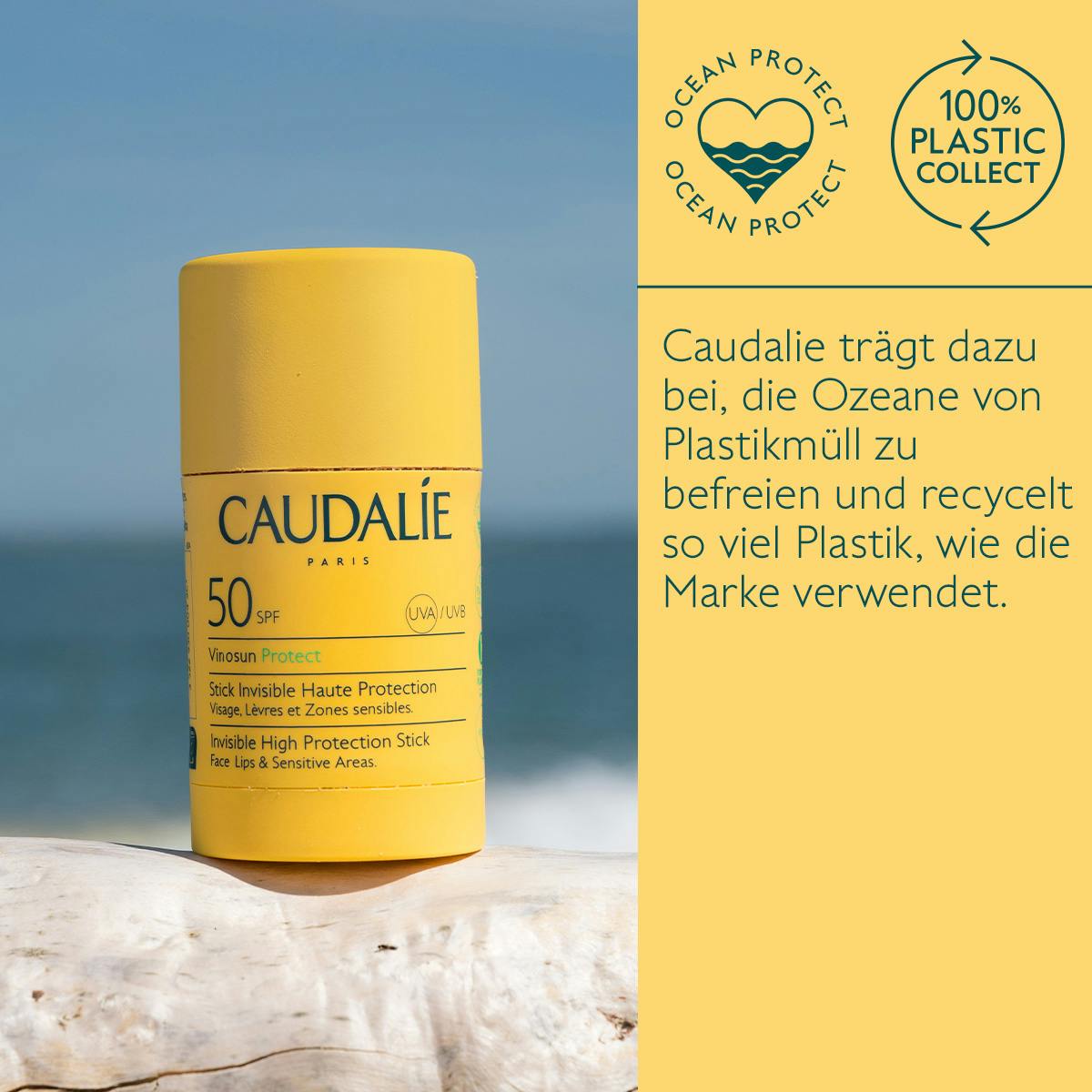 Caudalie Vinosun Protect Invisible High Protection Stick SPF50+