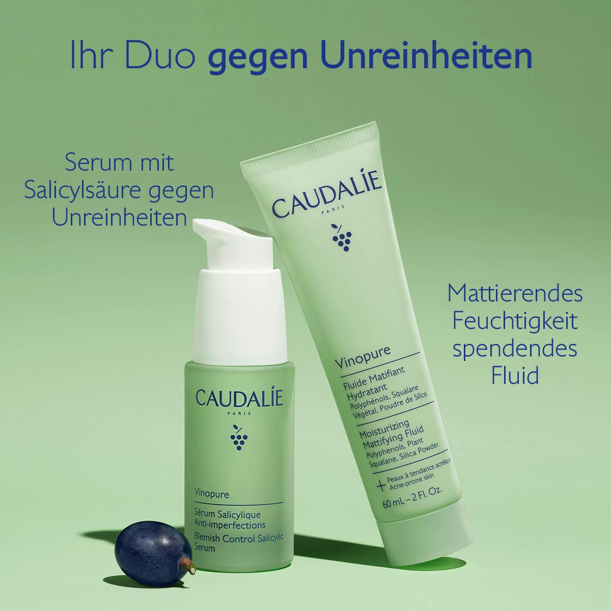 Caudalie Vinopure Moisturizing Mattifying Fluid