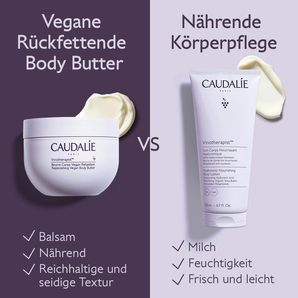 Caudalie Vinotherapist Replenishing Vegan Body Butter