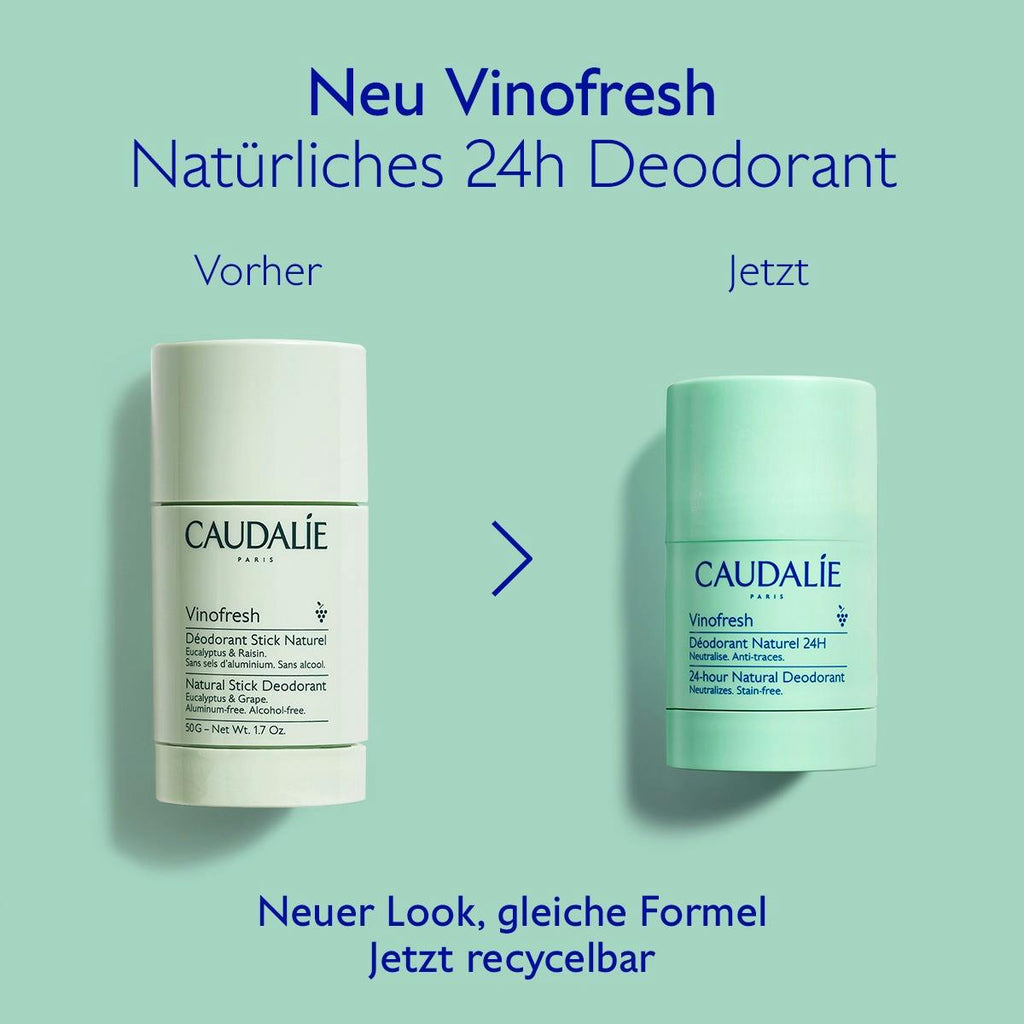 Caudalie Vinofresh Natural Stick Deodorant 50g