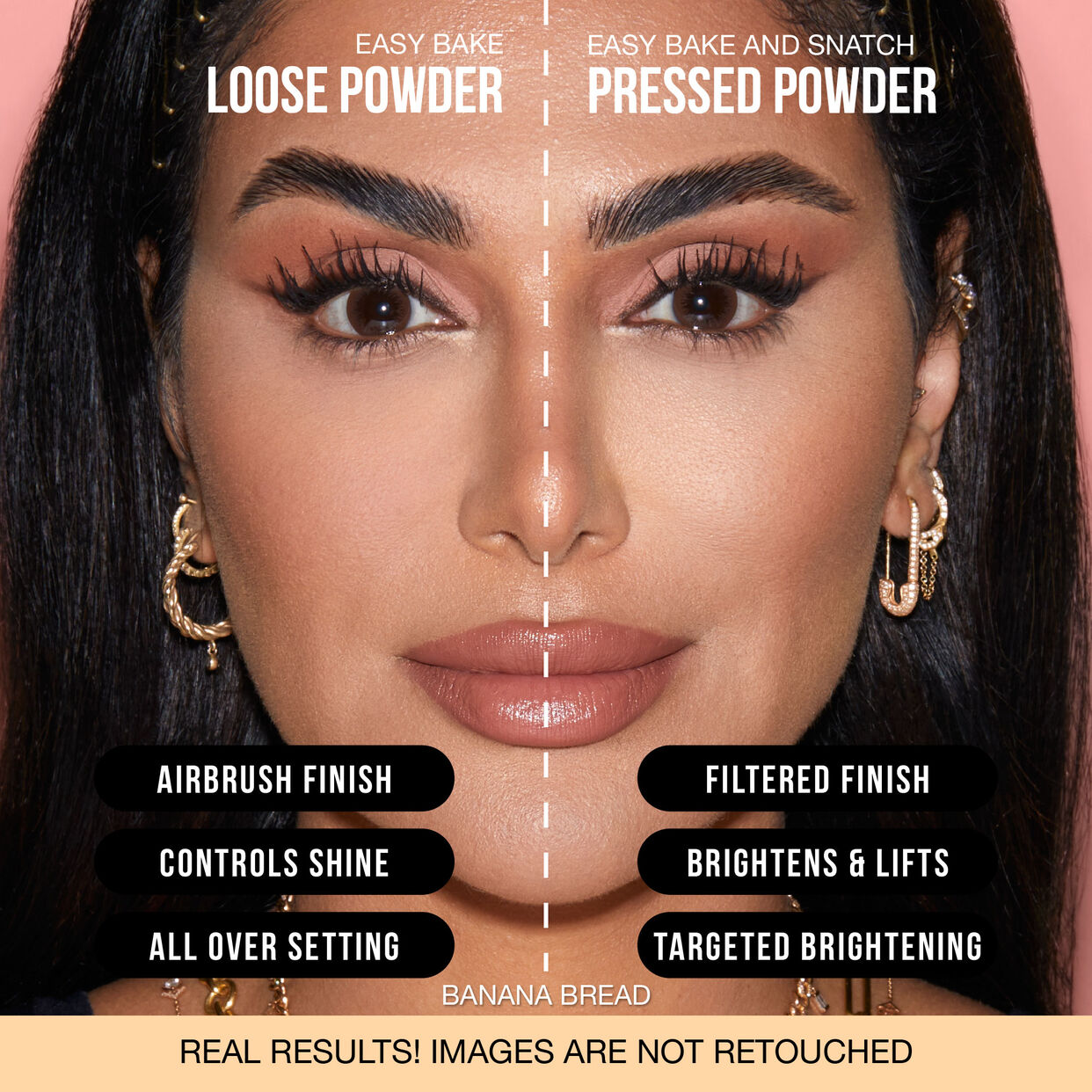 HudaBeauty Easy Bake and Snatch Pressed Talc-Free Brightening and Setting Powder