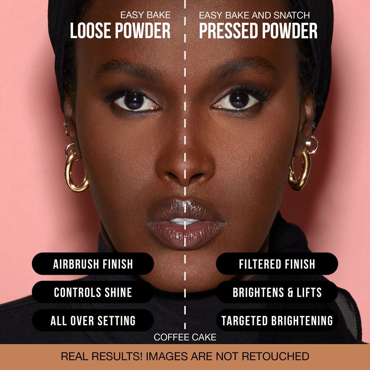 HudaBeauty Easy Bake and Snatch Pressed Talc-Free Brightening and Setting Powder