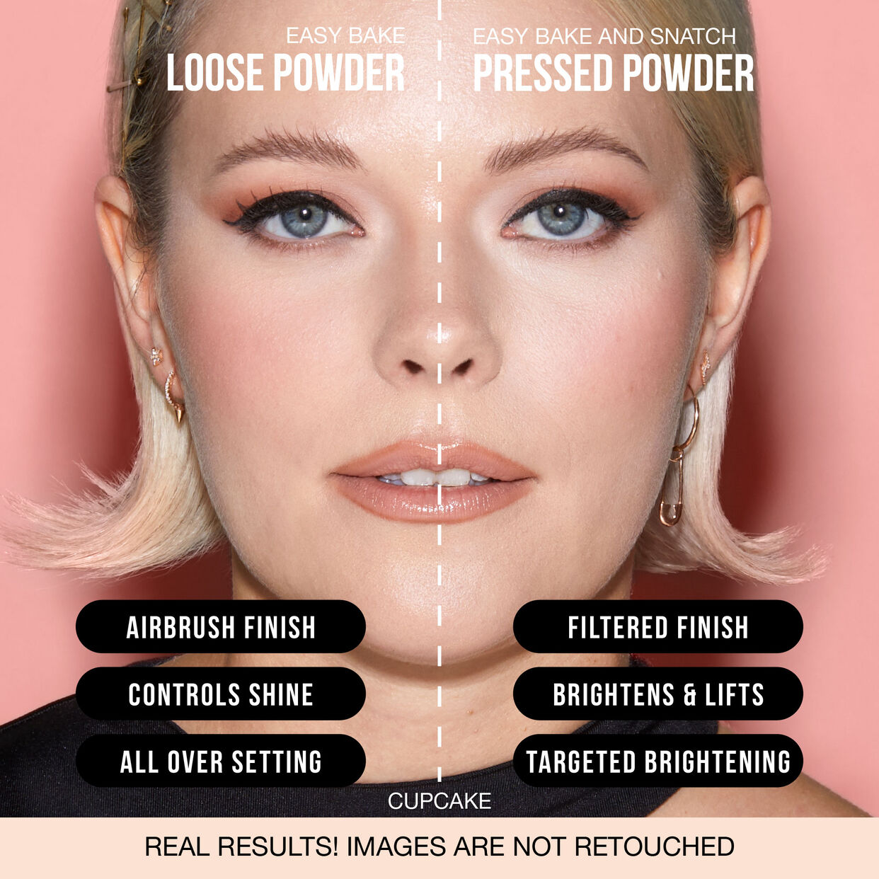 HudaBeauty Easy Bake and Snatch Pressed Talc-Free Brightening and Setting Powder