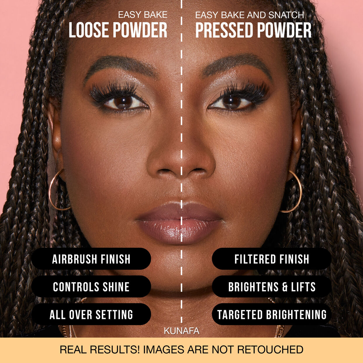 HudaBeauty Easy Bake and Snatch Pressed Talc-Free Brightening and Setting Powder