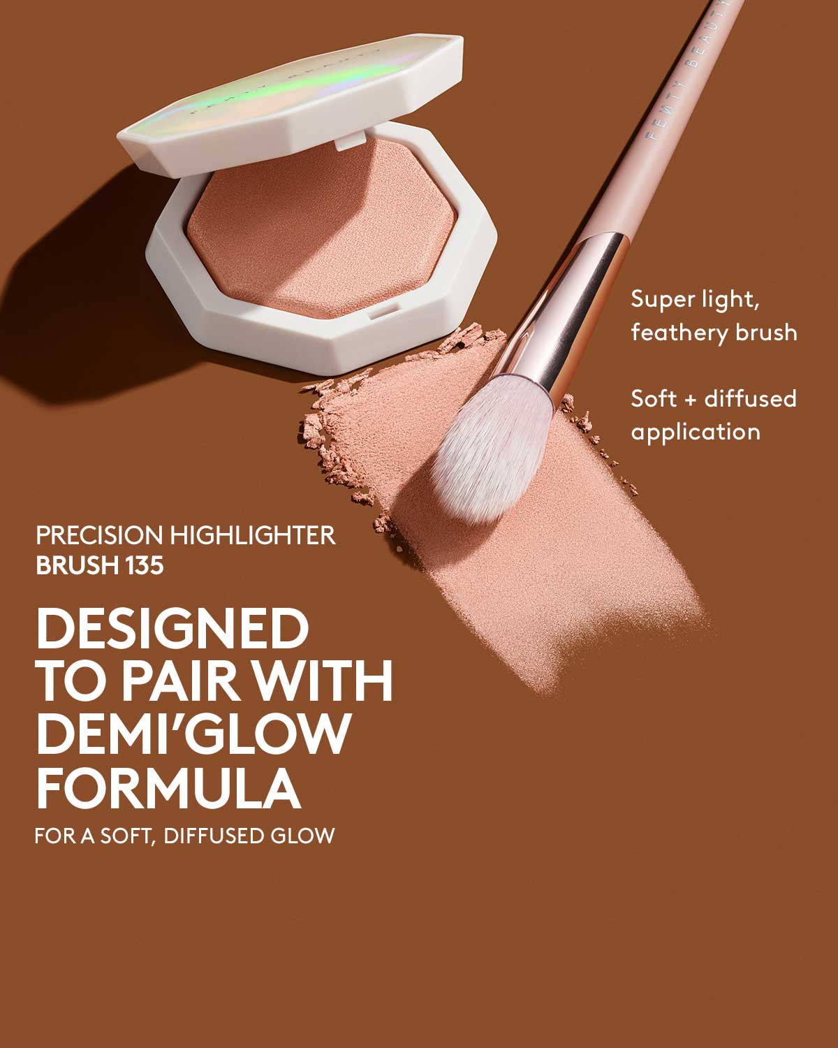 Fenty Beauty Precision Highlighter Brush 135