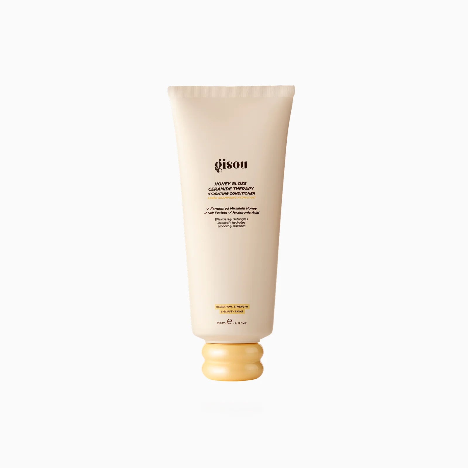 Gisou Honey Gloss Ceramide Therapy Hydrating Conditioner-Nylaglow-BiH