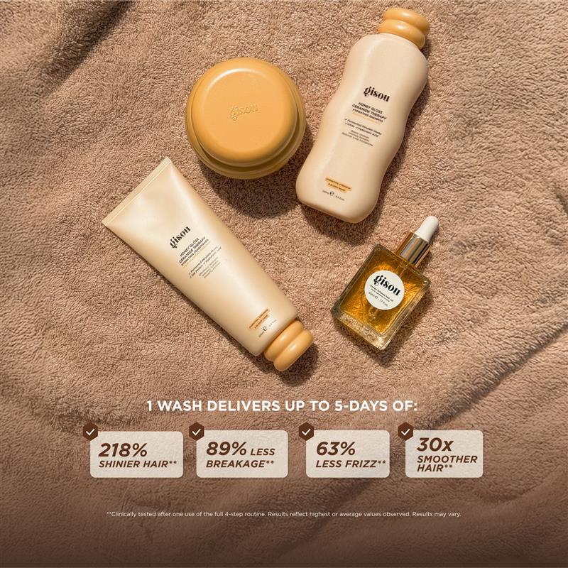 Gisou Honey Gloss Hair Routine