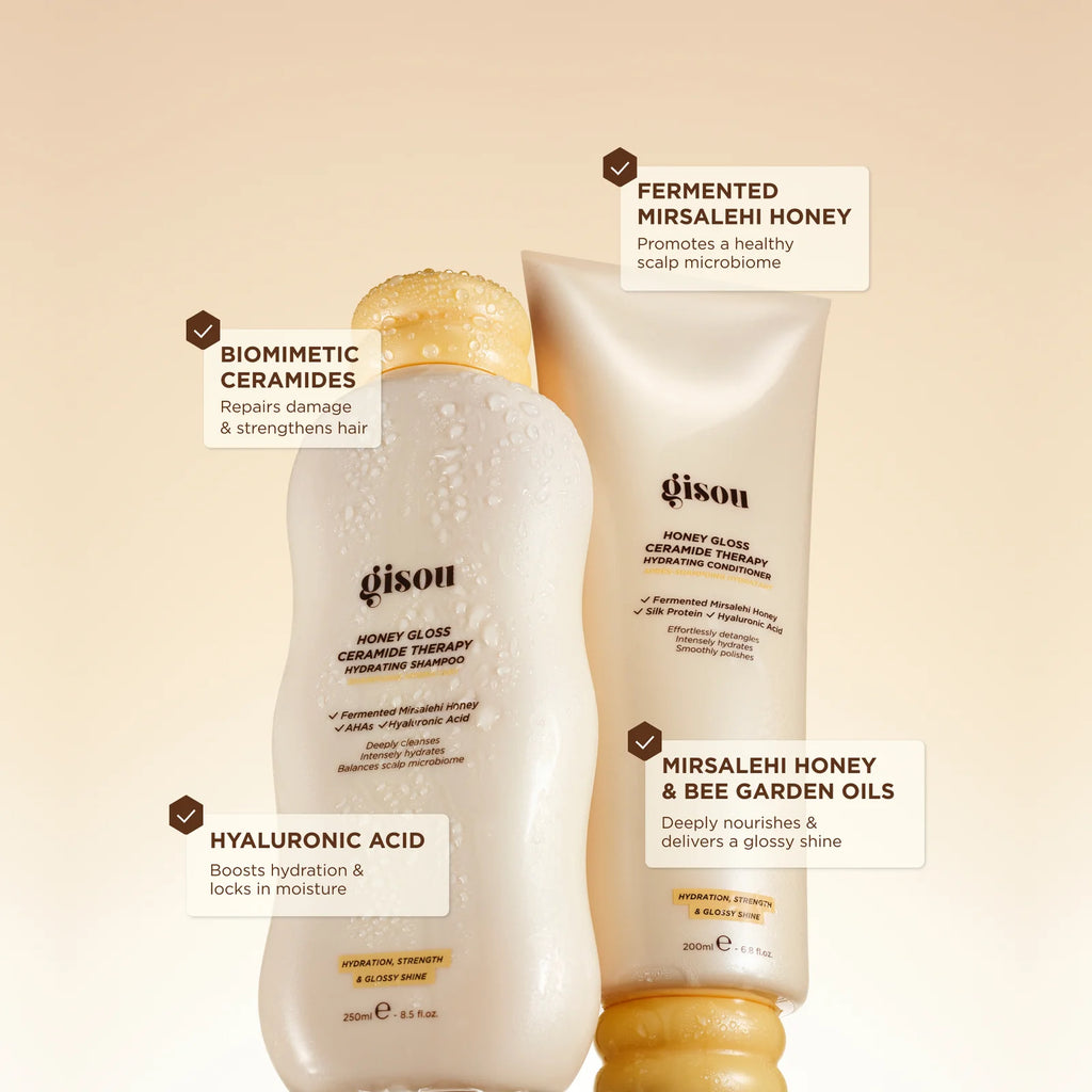 Gisou Honey Gloss Hair Routine