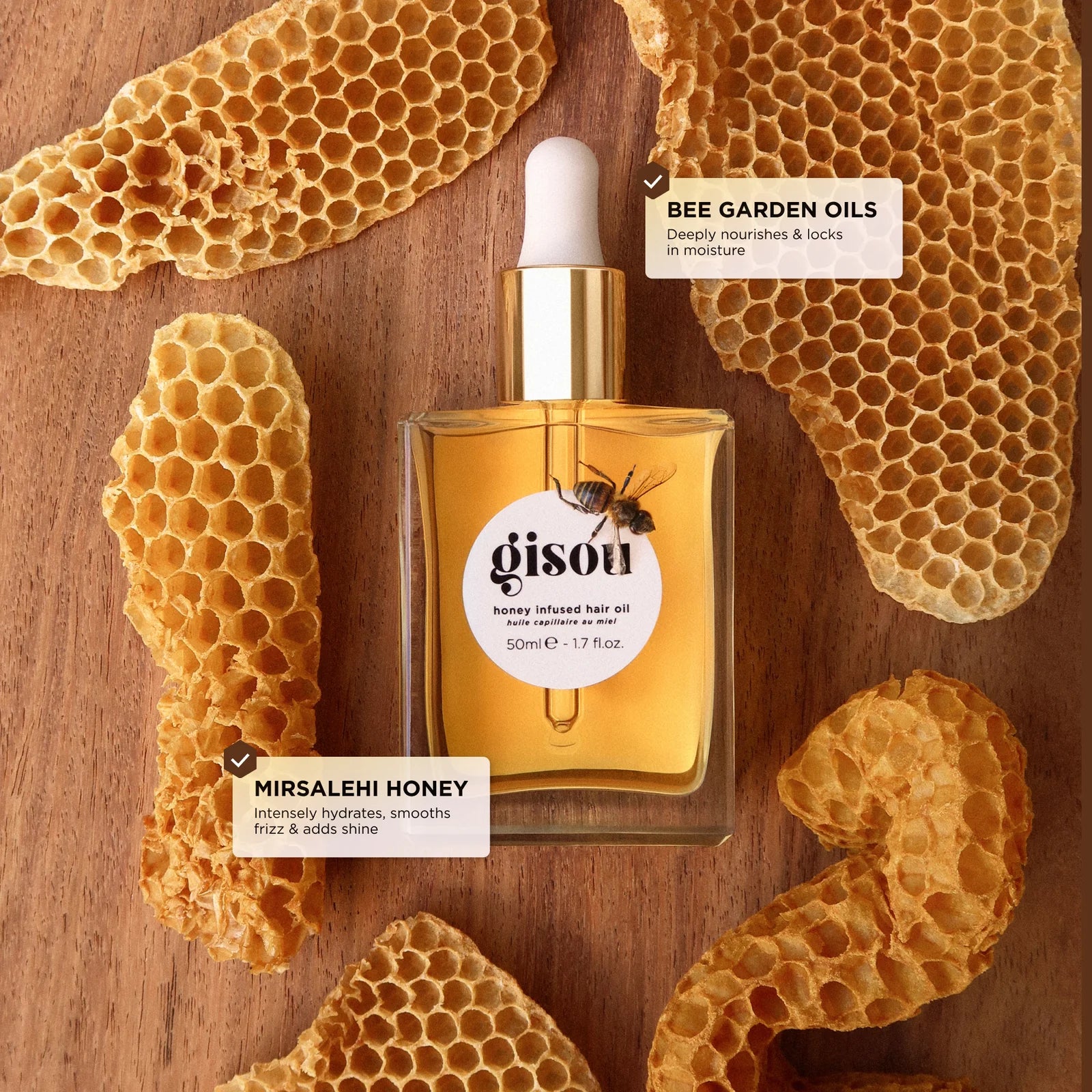 Gisou Honey Gloss Hair Routine