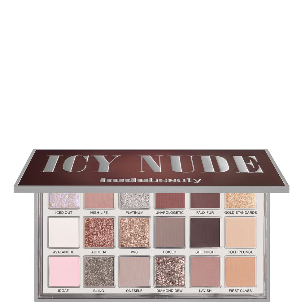 HudaBeauty Icy Nude Eyeshadow Palette-Nylaglow | BiH