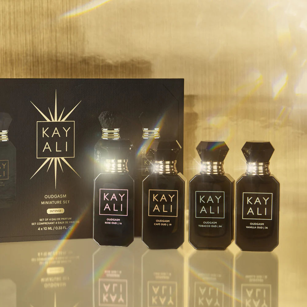 Kayali Oudgasm Miniature Set (Vanilla, Rose, Milky Musk, Chocolate)