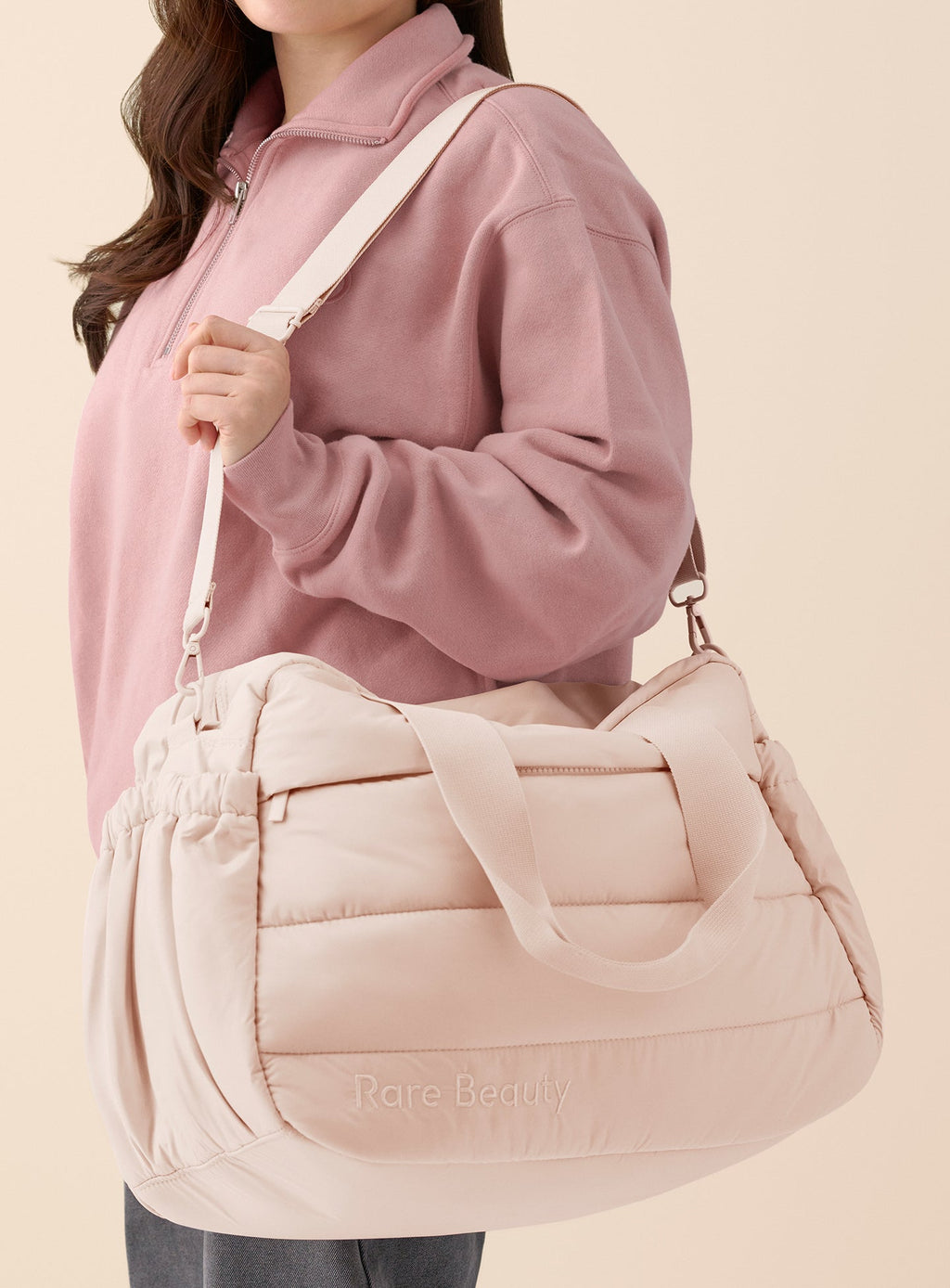 Rare Beauty Puffy Carryall Tote