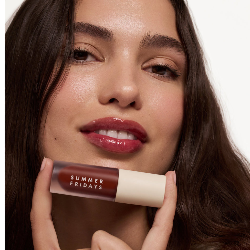 Summer Fridays-Dream Lip Oil Pink Cloud