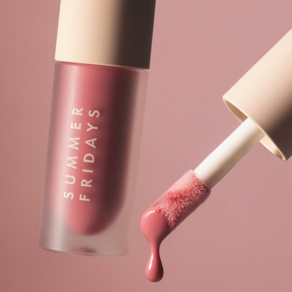 Summer Fridays-Dream Lip Oil Pink Cloud