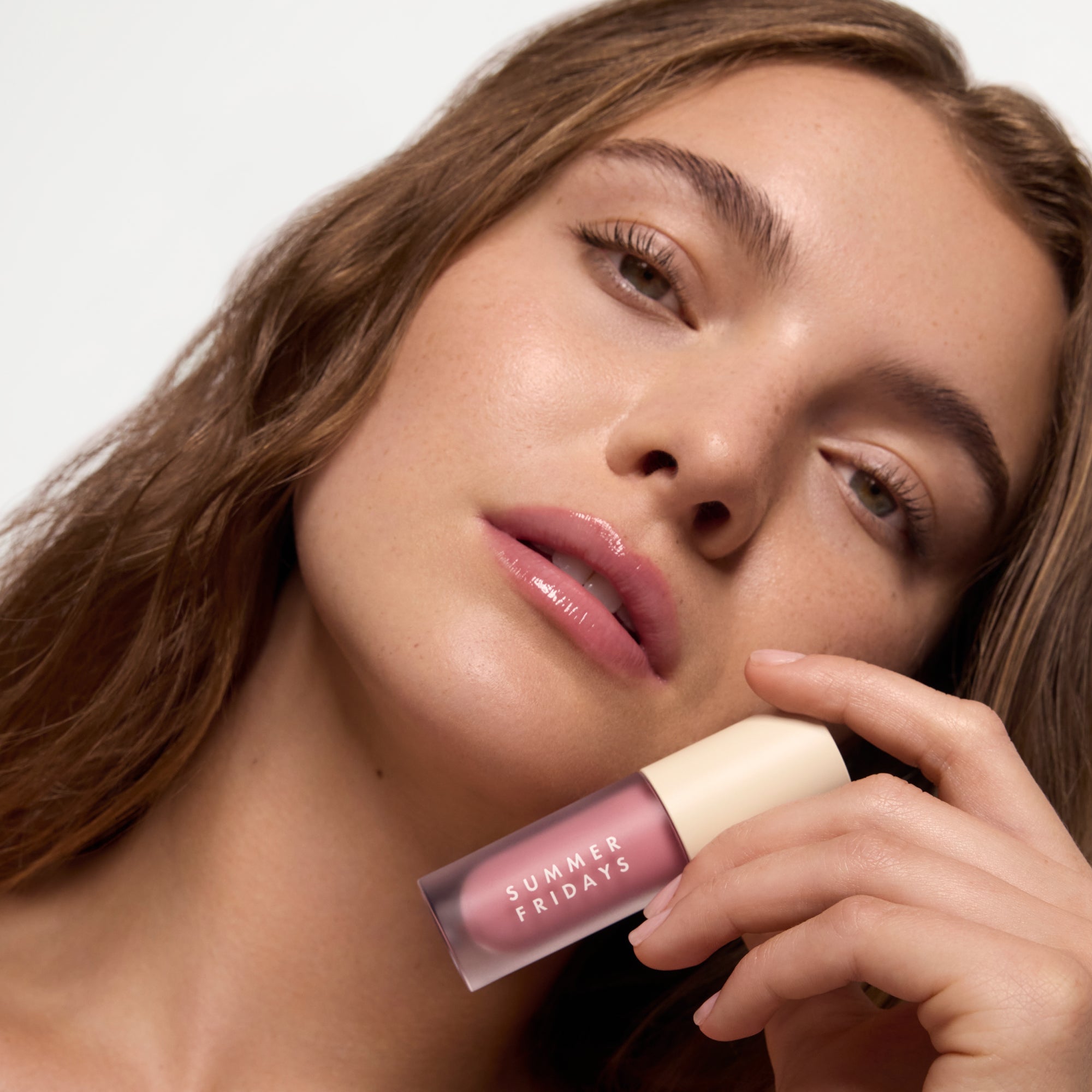 Summer Fridays-Dream Lip Oil Pink Cloud