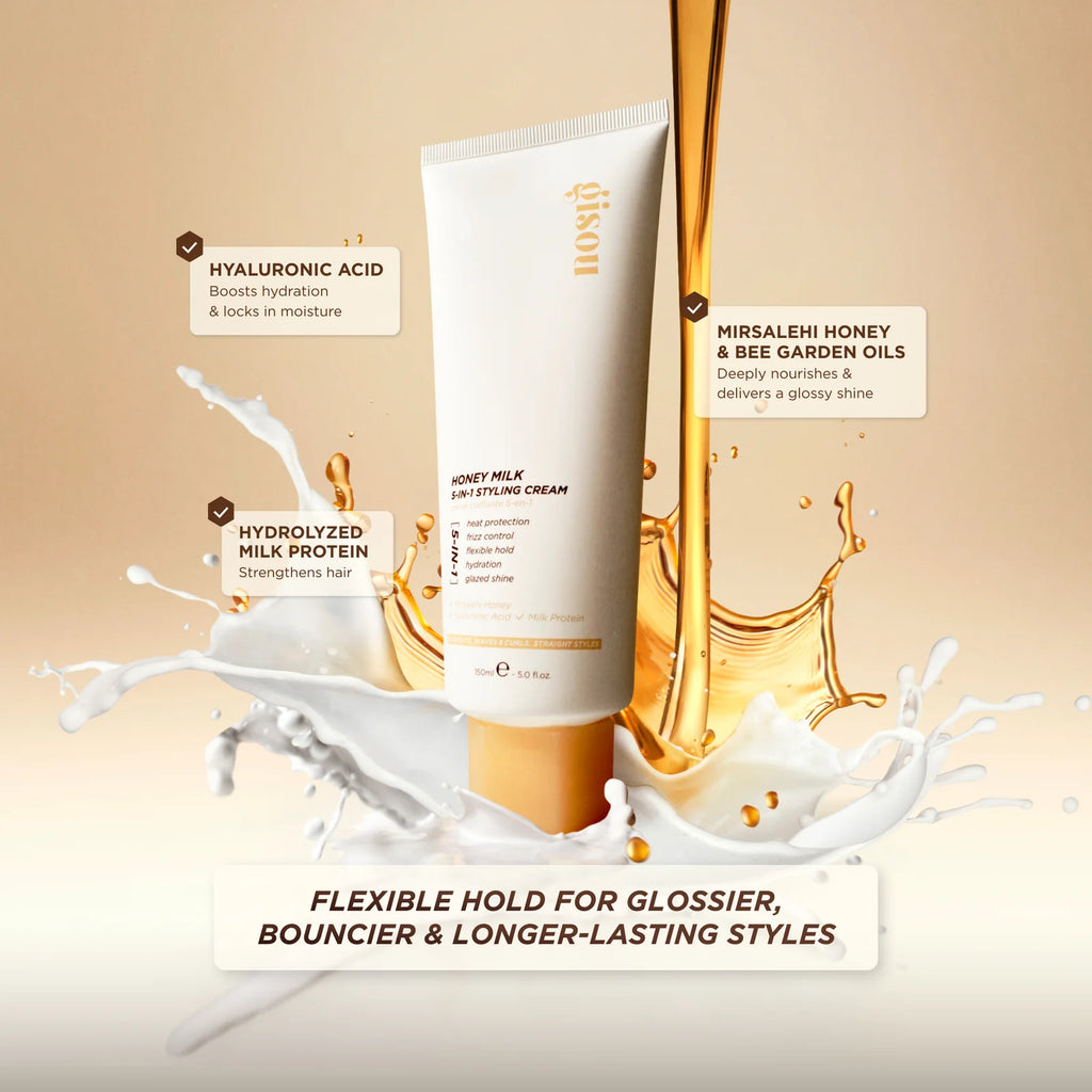 Gisou Honey Milk 5-in-1 Styling Cream
