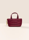 Rare Beauty Mini Puffy Tote Keychain (Merlot)-NylaGlow-BiH