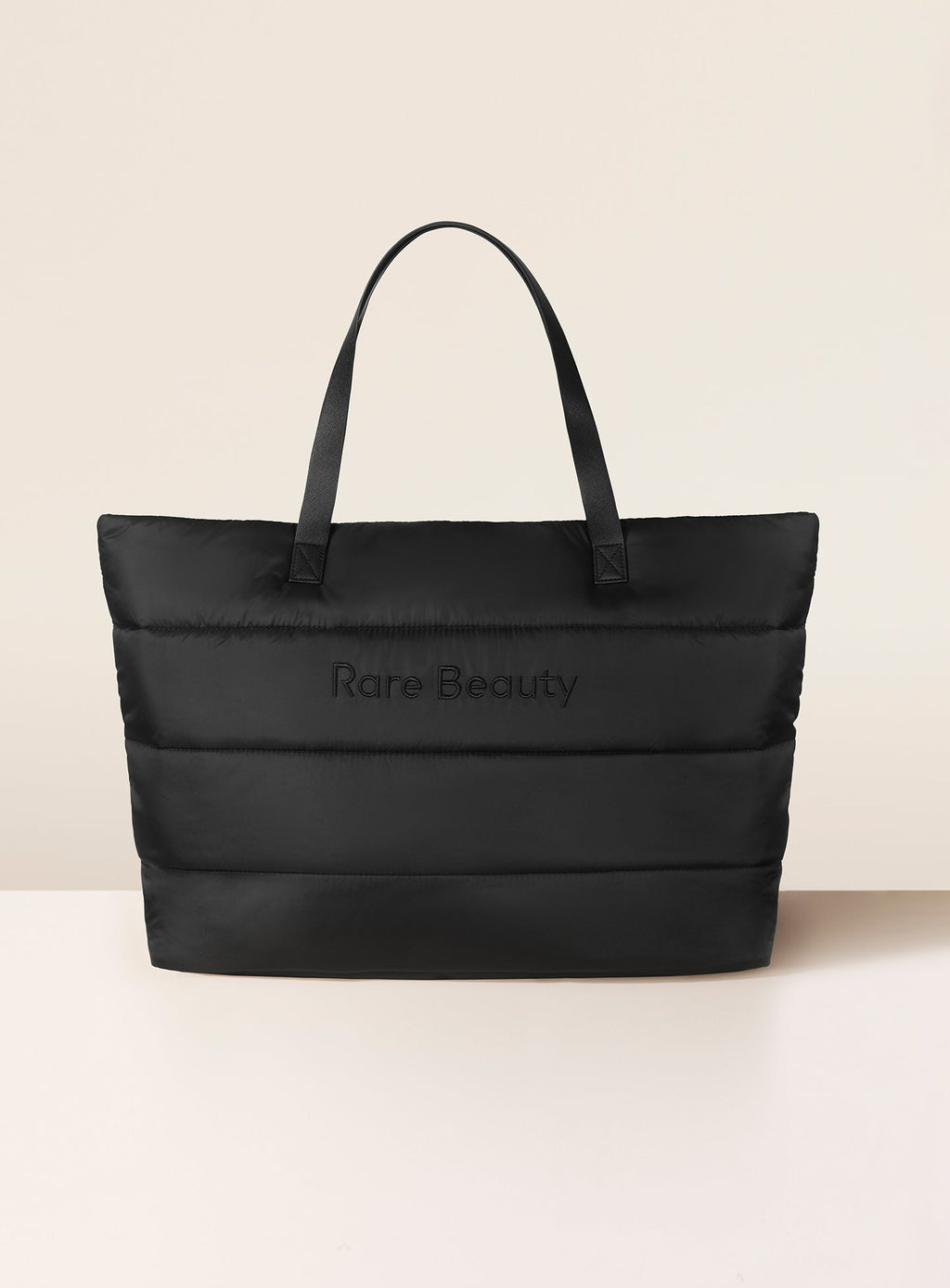 Rare Beauty Puffy Traveler Tote (Black)-NylaGlow-BiH
