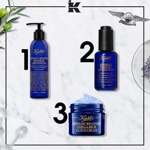 Kiehlʼs Midnight Recovery Botanical Cleansing Oil