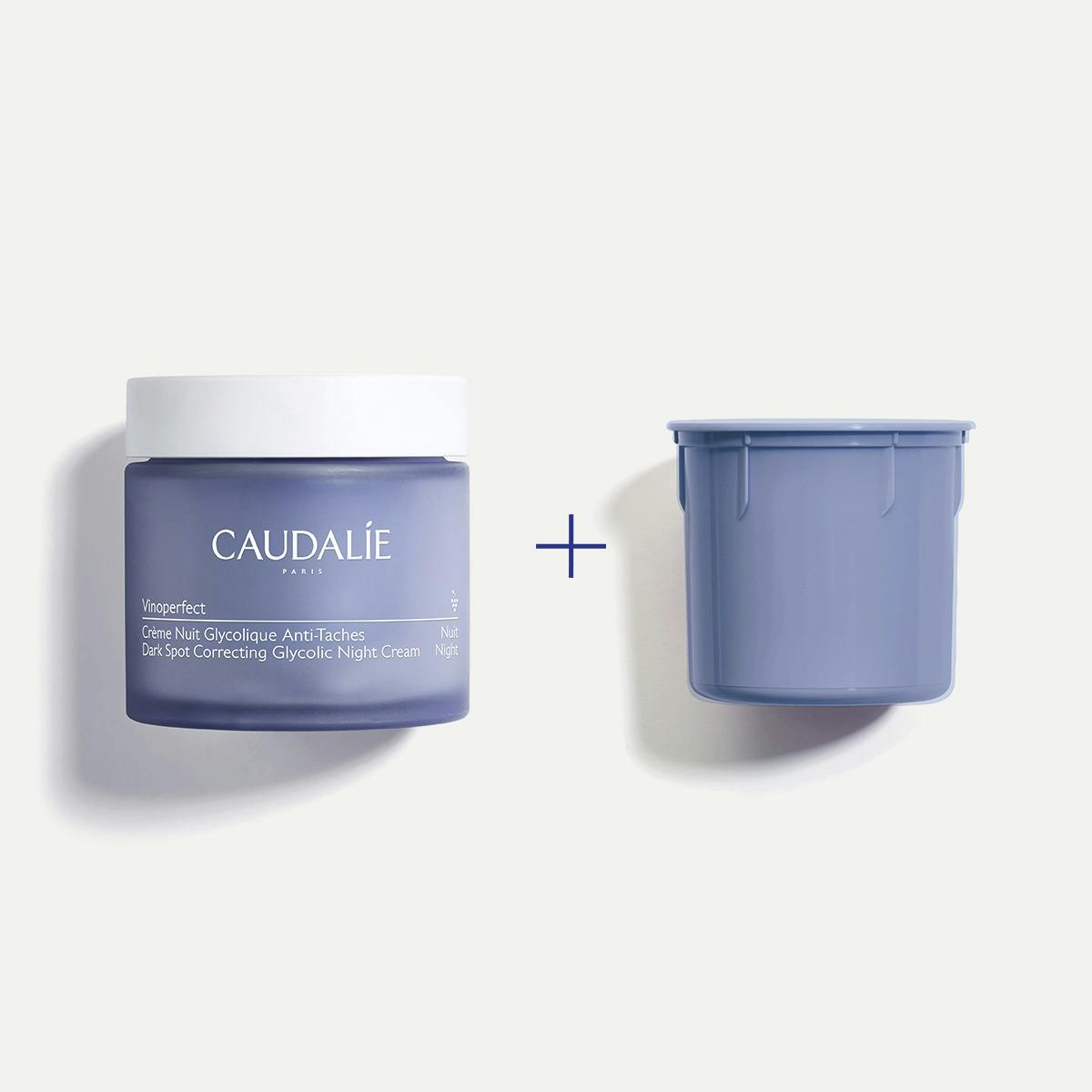 Caudalie Vinoperfect Glycolic Night Cream & Refill Duo