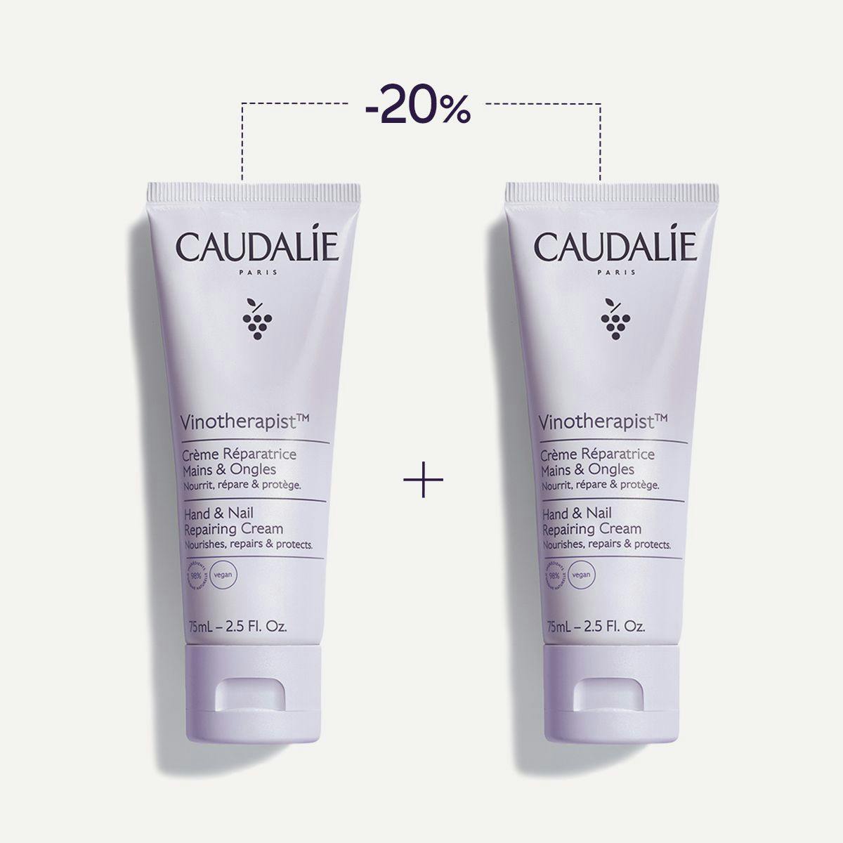 Caudalie Vinotherapist Hand & Nail Repairing Cream Duo