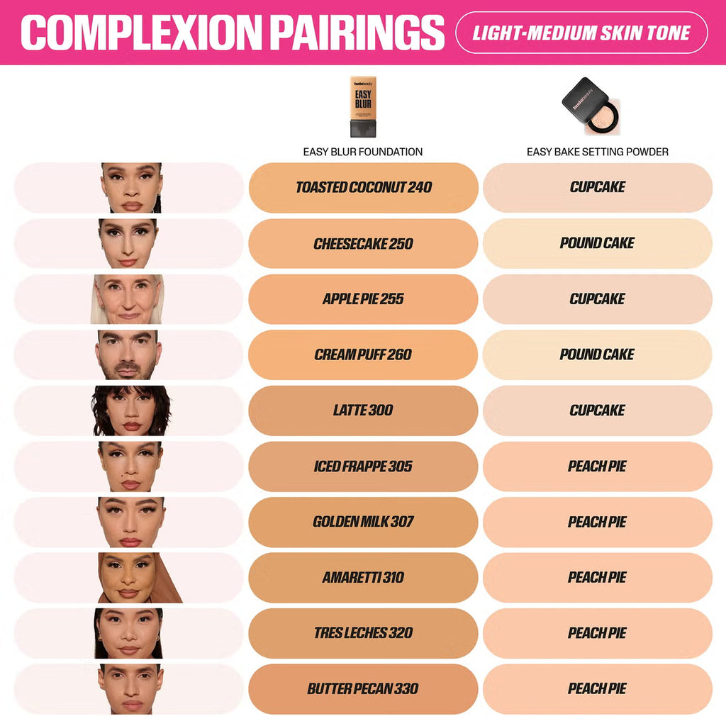 HudaBeauty Easy Blur Natural Airbrush Foundation with Niacinamide