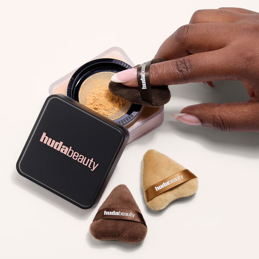 HudaBeauty Mini Puffs Powder Puff Trio
