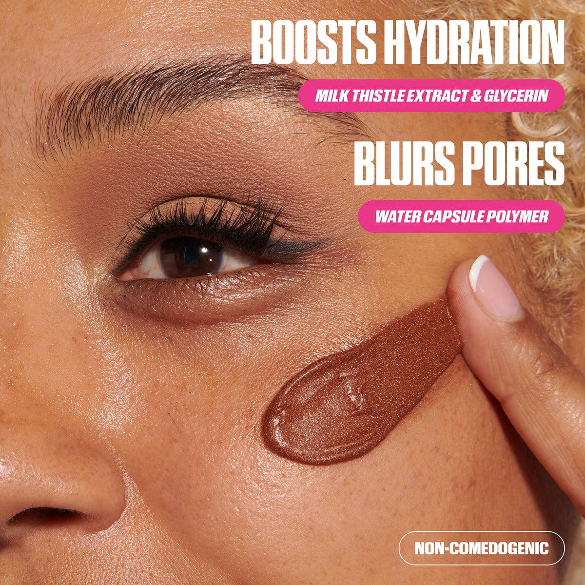 HudaBeauty Easy Blur Silicone-Free Smoothing Primer Bronze Fudge