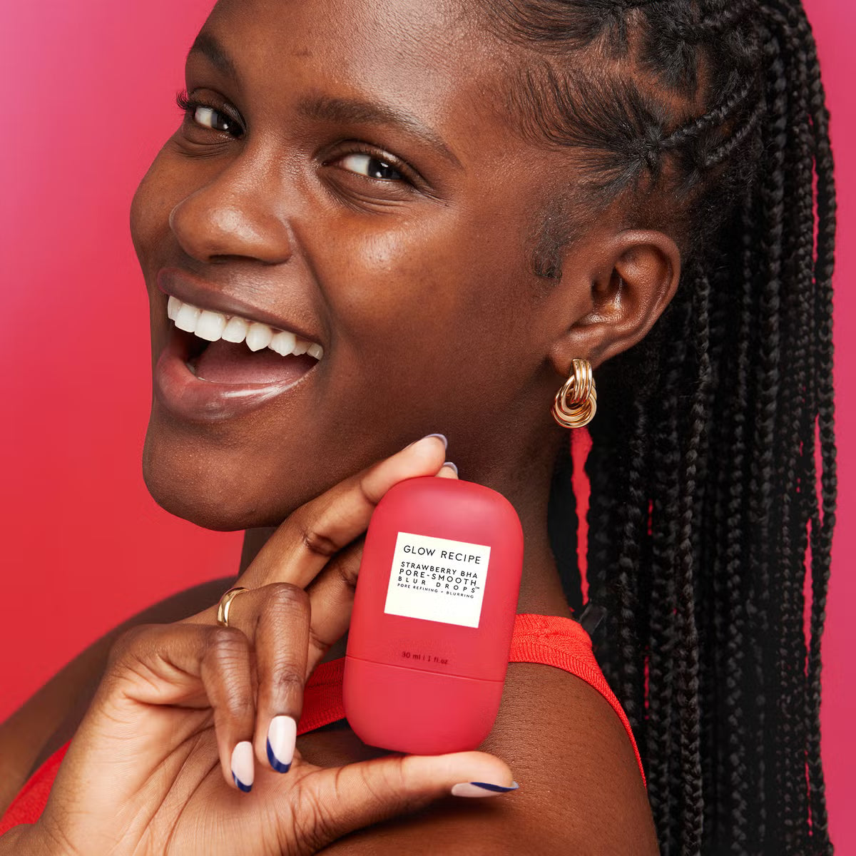 Glow Recipe-Strawberry BHA Pore-Smooth Blur Drops