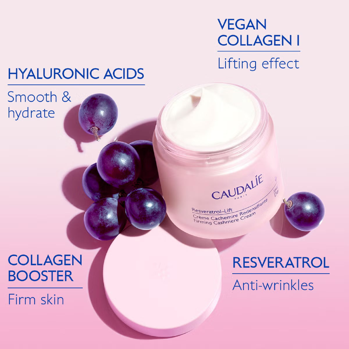 Caudalie Recharge Cashmere Redensifying Cream & Refill Duo