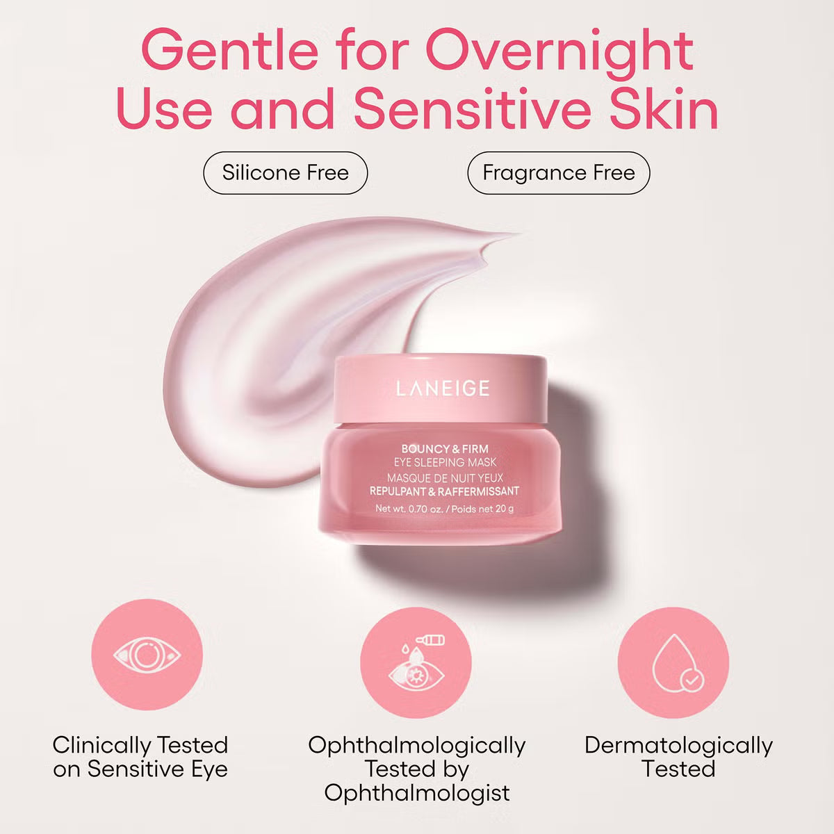 LANEIGE Bouncy & Firm Eye Sleeping Mask