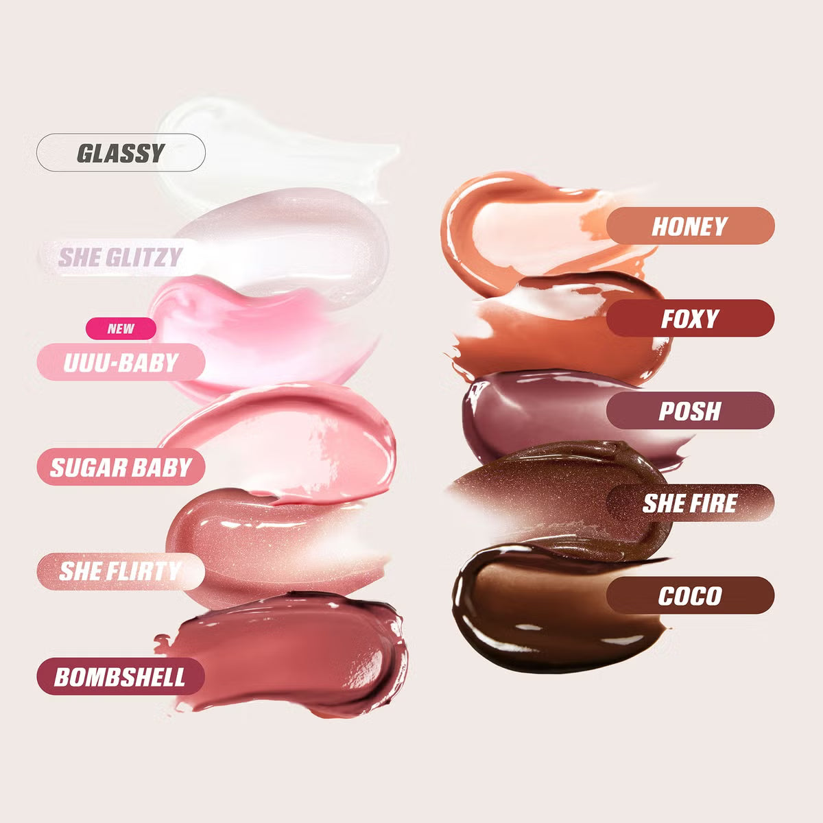 HudaBeauty Faux Filler Extra Shine Lip Gloss