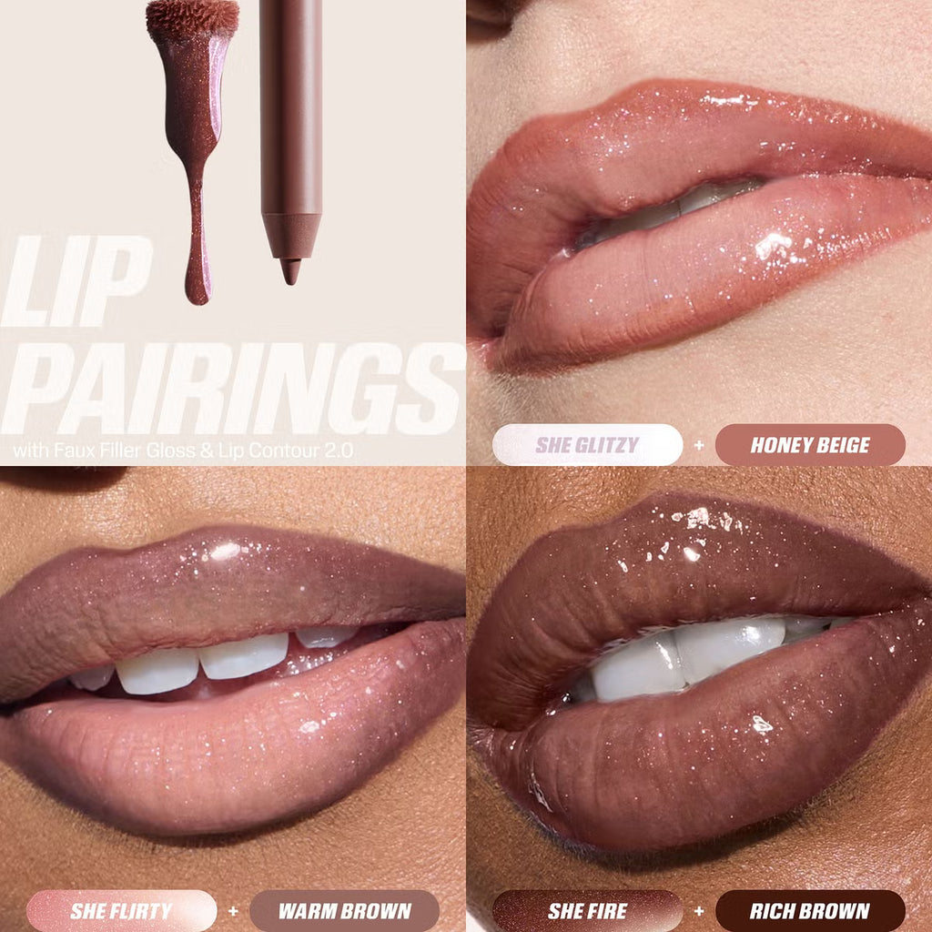 HudaBeauty Faux Filler Extra Shine Lip Gloss