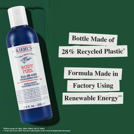 Kiehls Body Fuel All‑in‑One Energizing Wash