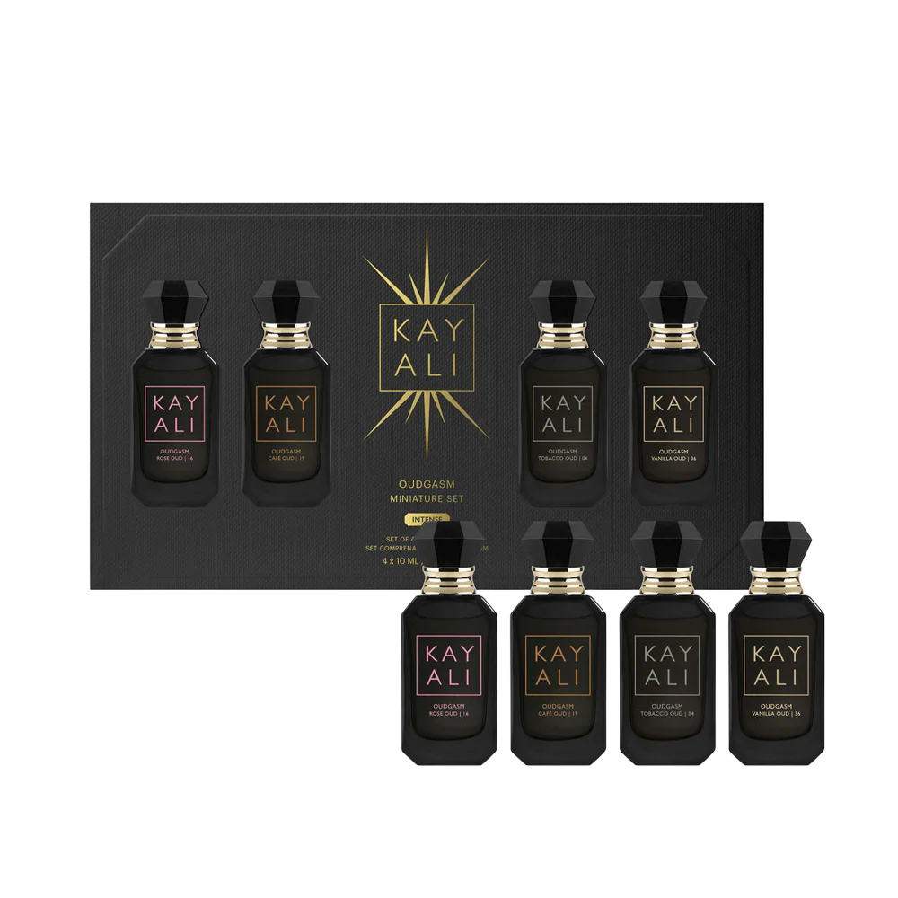 Kayali Oudgasm Miniature Set (Vanilla, Rose, Milky Musk, Chocolate)