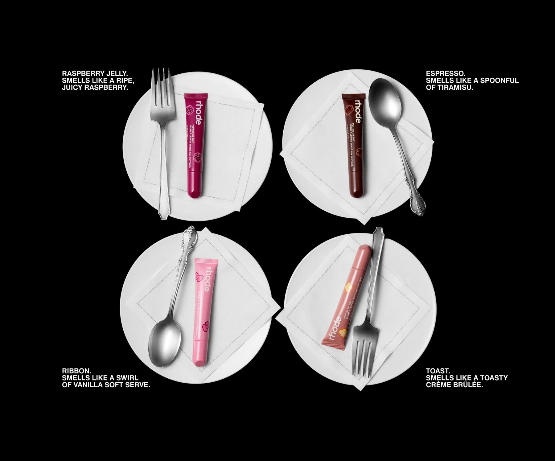 Rhode-the scented peptide lip tint set