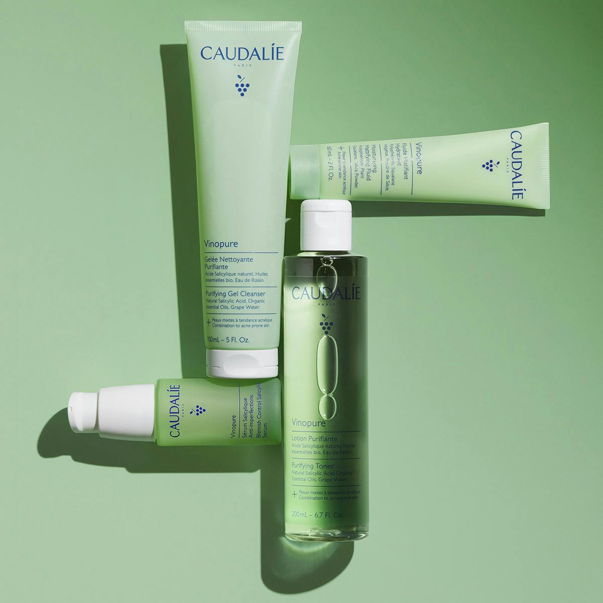 Caudalie Vinopure Anti-Blemish Routine Set